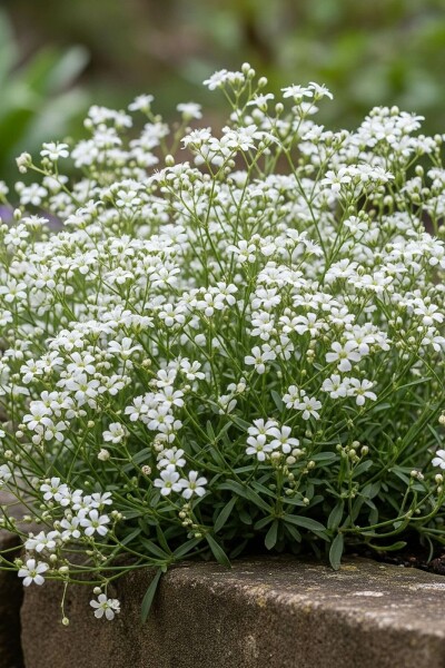 Dværg-gipsurt Gypsophila repens 'Alba' 5-10 potte P9 Gypsophila repens 'Alba'
