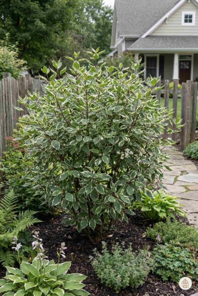 Cornus alba 'Sibirica Variegata' busk 50-60 cm