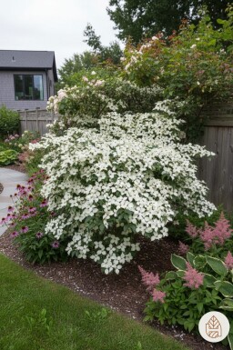 Cornus kousa 'Weiße Fontäne' busk 175-200 cm C80