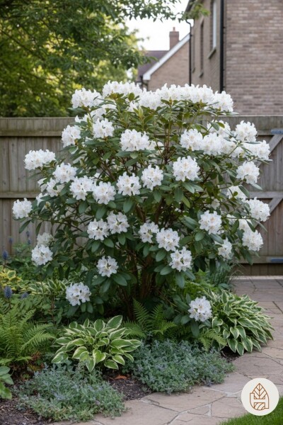 Rhododendron 'Cunningham's White' busk 40-50 cm