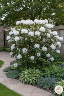 Rhododendron 'Cunningham's White' busk 70-90 cm