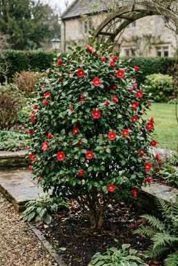 Camellia vernalis 'Yuletide' busk 200-225 cm C130