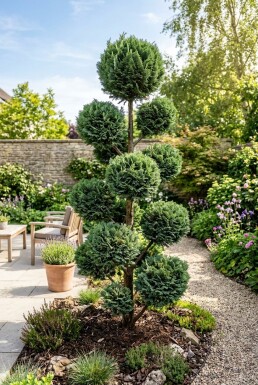 Chamaecyparis lawsoniana 'Wisselii' pompon 120-140 cm C45