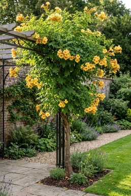 Campsis tagliabuana 'Gold Trumpet' halvstamme stammehøjde 80 cm C10
