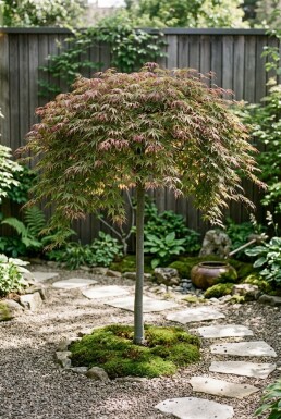 Acer palmatum 'Cascade Ruby' På stamme