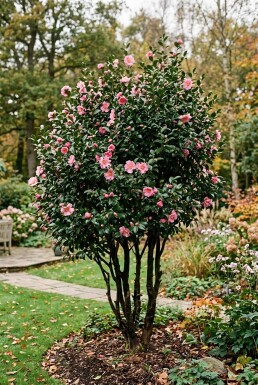 Camellia sasanqua 'Kanjiro' Flerskstammet