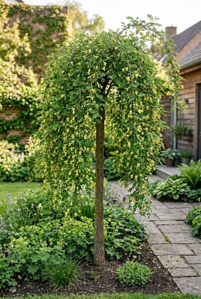 Caragana arborescens 'Pendula' halvstamme 120 cm C10
