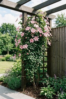 Clematis 'Comtesse de Bouchaud' opstammet