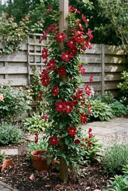 Clematis 'Madame Julia Correvon' opstammet