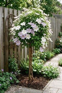 Clematis 'Mrs George Jackman' opstammet
