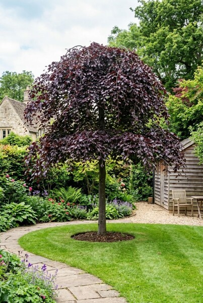 Fagus sylvatica 'Rohan Weeping' halvstamme stammehøjde 120 cm C10
