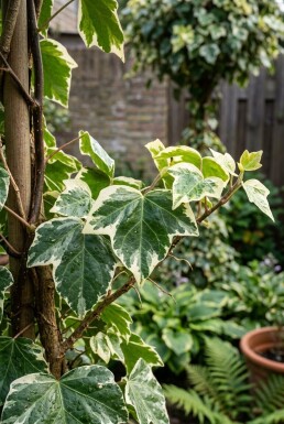 Hedera algeriensis 'Gloire de Marengo' på stok
