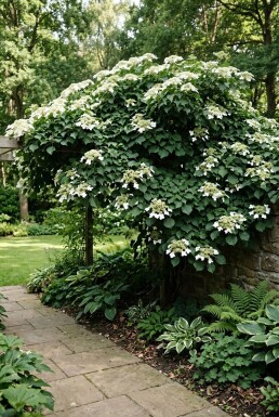 Hydrangea anomala subsp. petiolaris Skærm